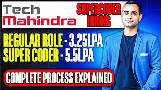 🔥TechMahindra SuperCode Hiring  325LPA amp 55LPA  Complete Process Explained🔥 [upl. by Hermine]