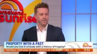 Stu on Sunrise  Would you live in a murder house [upl. by Arabele]