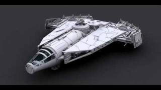 3D Star Wars Corellian Vessel [upl. by Ronen]