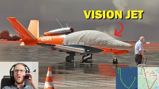 Simulating My EXACT Flight in Microsoft Flight Simulator with ATC Cirrus Vision Jet [upl. by Marx982]