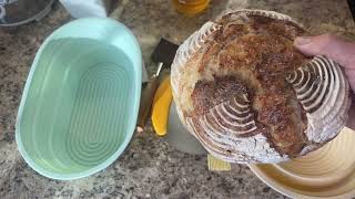 Ranslen Silicone Bread Proofing Baskets Set Review [upl. by Yrol]