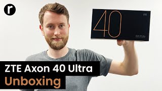 ZTE Axon 40 Ultra Unboxing and Hands On [upl. by Bevis]