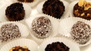 Coconut Chocolate Balls Recipe Gluten Free amp No Bake Cookies  CookingWithAlia  Episode 223 [upl. by Yaakov]