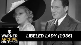 Clip HD  Libeled Lady  Warner Archive [upl. by Renard]