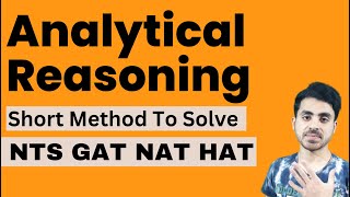 Analytical Reasoning Tips  NTS GAT NAT Preparation [upl. by Rhodia879]