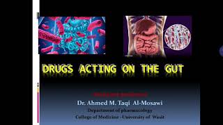 Pharmacology of Antidiarrheals and laxatives الادوية التي تعالج الإسهال والامساك [upl. by Odnalo]