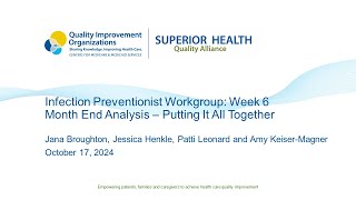 Infection Prevention Workgroup Fall 2024 Week 6 [upl. by Eisler]