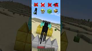 Gap Damage Challenge vs Highest Mobs shorts minecraft meme [upl. by Ahsimin]