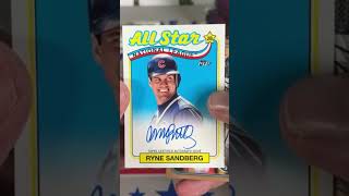 RYNE SANDBERG ON CARD AUTO [upl. by Fi]