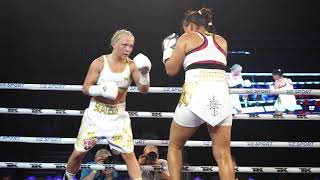 Dina Thorslund vs Jasseth Noriega  both throwing bombs [upl. by Mharba25]