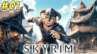 ⚔️​ SKYRIM  Día 1  El COMIENZO de la AVENTURA más EPICA de TODAS 🐉​ [upl. by Haduj]