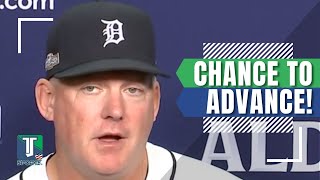 A J Hinch stands by Brieske Jobe decisions in Tigers Game 4 loss quotCouple pitches awayquot [upl. by Jerrylee83]