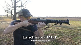 Shooting a Lanchester Mk I submachine gun 🇬🇧 [upl. by Llerryt356]