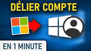 Délier son compte microsoft sur Windows [upl. by Muncey129]