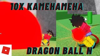 10x Kamehameha Quick showcase DBN Roblox [upl. by Nanreit945]