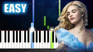 Cinderella  Lavenders Blue Dilly Dilly  EASY Piano Tutorial [upl. by Ynatil]