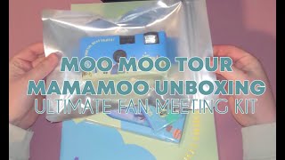 Mamamoo Moomoo Tour Ultimate Fan Meeting Kit  Unboxing [upl. by Nichani390]