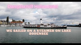 🚢 Dampfschiff Hohentwiel Romanshorn Lake Bodensee 🚢 travel Bodensee travelvlog [upl. by Neyuq486]