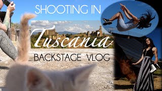 ART PROJECT IN TUSCANIA Backstage Vlog  feat Lucrezia T Iannilli [upl. by Yemorej]