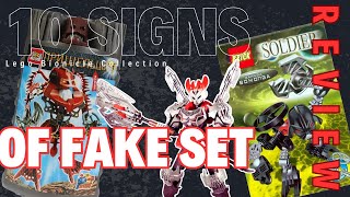 TOP 10 signs of FAKE Lego Bionicle sets [upl. by Ahsik]