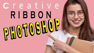 Create Creative Ribbon in Photoshop [upl. by Ermine]