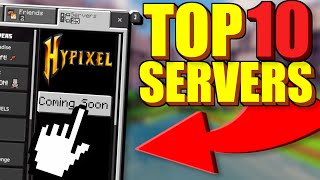 Top 10 BEDROCK SERVERS 2021  Minecraft Bedrock Edition  Best MCPE SERVERS [upl. by Wittenburg]