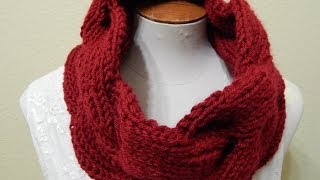 Tutorial Cuello Circular REVERSIBLE 2 agujas 1 de 2 [upl. by Dorren375]