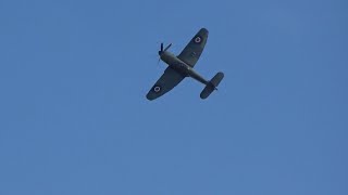 Duxford Battle of Britain Airshow 2023 Hawker Fury II [upl. by Ardnuassac]