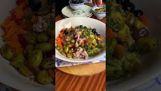 سلطة عيد الاضحى 😋salade des pois chiche food fyp viral shorts youtubeshorts foryou cooking [upl. by Cooe]