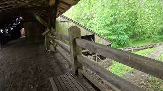 Top views of the water wheel from Hopewell Furnace [upl. by Enilrek927]