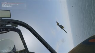 IL2 Sturmovik Cliffs of Dover  Fun Spitfire vs Messerschmitt 109 dogfight until [upl. by Crespi]