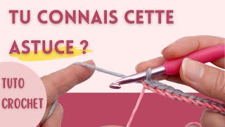 🤩 ASTUCE  Tuto  Comment faire une cordelette au crochet  Avec une utilisation pour la chaînette [upl. by Anihcak]