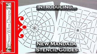 1  INTRODUCING MANDALA STENCIL GUIDES SMALL SET 575quot X 575quot [upl. by Kantos]