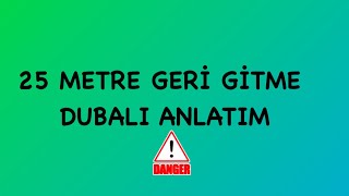 Direksiyon Sınavı Bahçelievler Yenibosna Starcity Alanı 25 Metre Geri Gitme Dubalı Anlatım [upl. by Janaye]