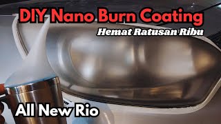 Nano Burn Coating Headlamp Kia Rio 2012  DIY Nano Burn Coating [upl. by Gayle]