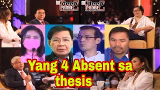 THE DEEP PROBE SMNI PANELIST  4 Presidential Candidate hindi umattend SILA BA ANG DAHILAN [upl. by Emmalee]