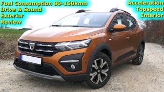 2022 Dacia Sandero Stepway TCe 90 91 PS TEST DRIVE [upl. by Casta]