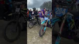 Hare Scramble Starting Line dirtybike harescramble electricracing [upl. by Nilyad513]