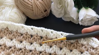 Wow 🦋 Amazing model  Super easy crochet knitting baby blanket  very easy crochet shawl [upl. by Bulley394]