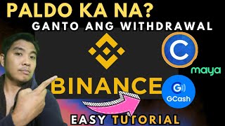 HOW TO WITHDRAW FROM BINANCE TO COINSPH  GCASH  MAYA [upl. by Corbie103]