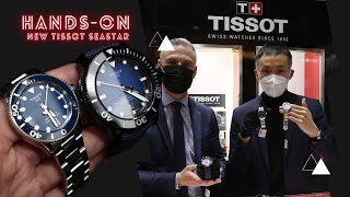 HANDS ON THE NEW 36MM TISSOT SEASTAR amp SEASTAR 2000 PROFESSIONAL [upl. by Felicia]