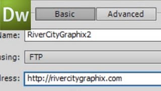 Dreamweaver Tutorial Define a Site and Set Up a Server Connection HD [upl. by Lupe178]