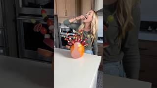 Turkey kabob appetizer thanksgiving appetizer funfoodchallenge diyfoods foodshorts charcuterie [upl. by Nabala120]