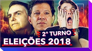 Eleições 2018  2º Turno Designer reage a Haddad e Bolsonaro [upl. by Oatis]