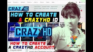 How to Create a crazyhd account  new tutorial  Ict help line  Rasif rahman [upl. by Godwin]