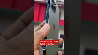 iPhone 13 Pro Max 128gb Only 42999 nagpurphonewala shorts trending [upl. by Ellemrac]