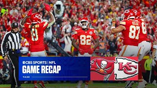 Chiefs score GAMEWINNING touchdown in OT to BEAT Bucs on MNF remain undefeated  Game Recap [upl. by Catharina]