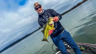 Getting Dialed on Guntersville  Early March Bass Fishing [upl. by Berna424]