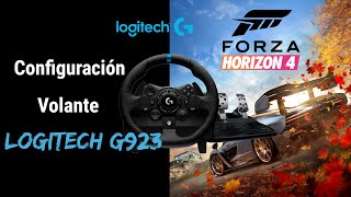 Configuración Volante LOGITECH G923 para FORZA HORIZON 4 [upl. by Dessma506]