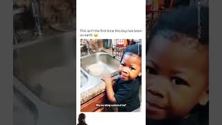 pov My little friend is washing the plate dude😎✌🏾😏😉 funny funniestvideo thestupids gregarious [upl. by Haraj750]